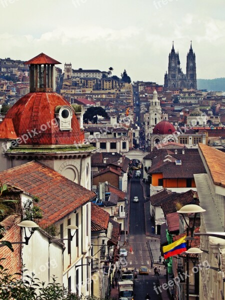 Quito Ecuador View Of The City Free Photos