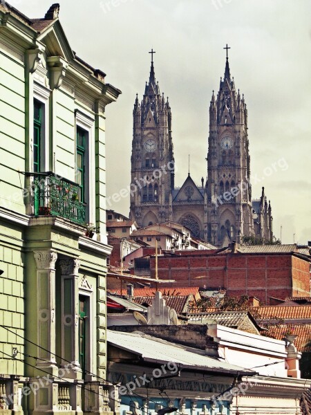 Quito Ecuador The Cathedral South America Free Photos