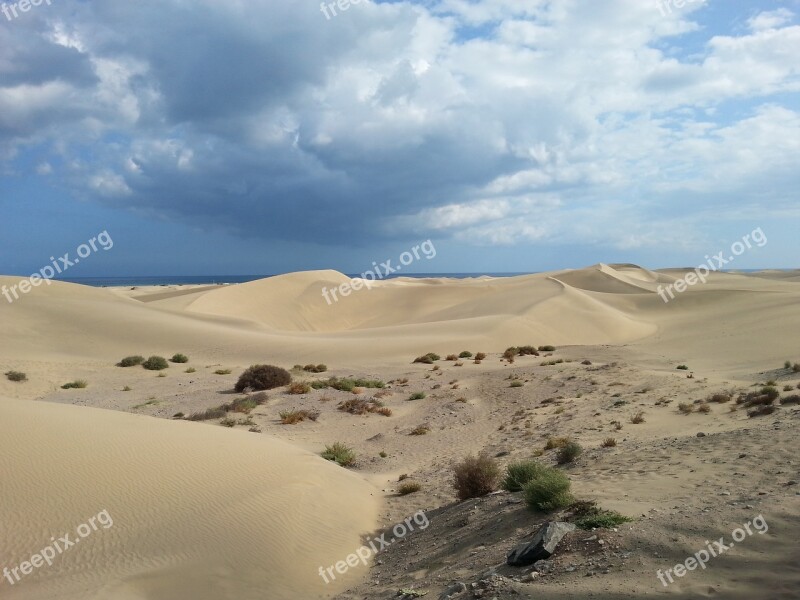 Dunes Maspalomas Gran Canaria Free Photos