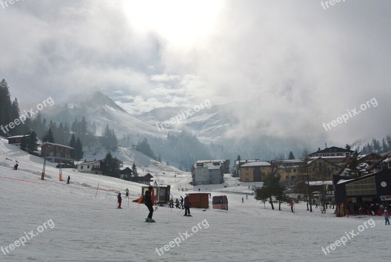 Stoos Switzerland Skiing Schwyz Mountain