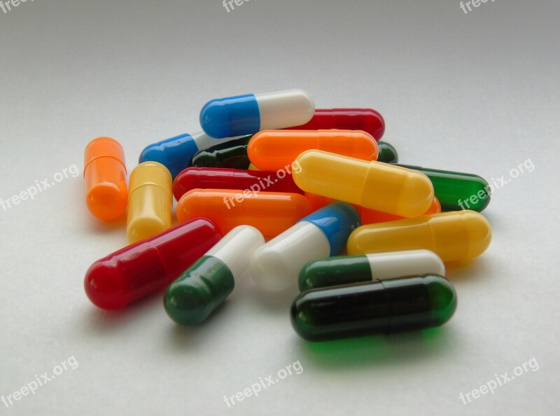 Encapsulate Pills Vitamins Health Nutrient Additives