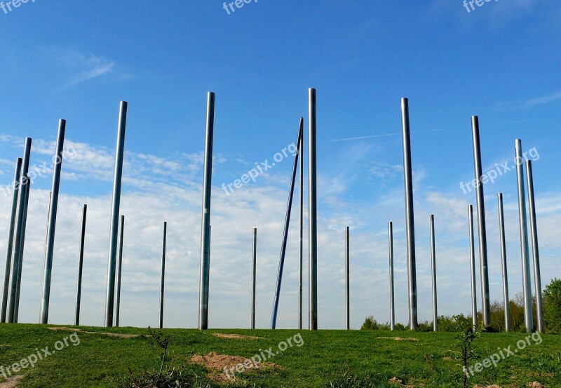 Sundial Mountain Dump The Halde Schwerin Castrop-rauxel North Rhine Westphalia