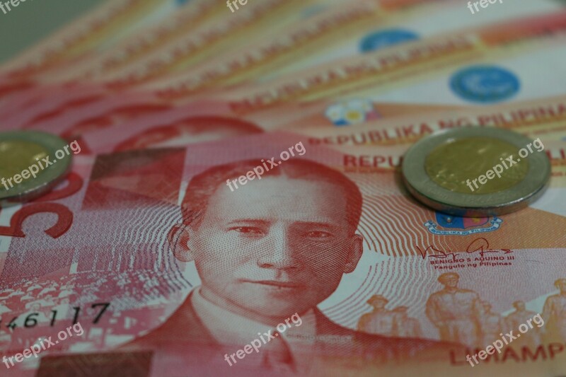 Peso Money Currency Philippines Free Photos