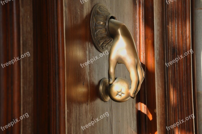 Door Passepartout Gold Wood Iron