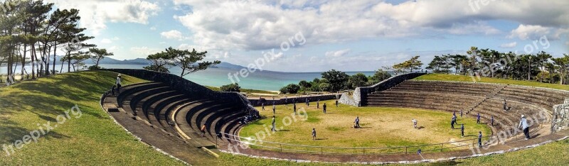 Amphitheatre Baseball Boys Sea Grass