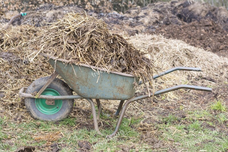 Manure Wheelbarrow Wheelbarrows Waste Agriculture