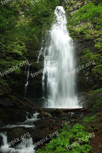 Waterfall Stara Planina Mountain Karlovsko Praskalo Levski Hut