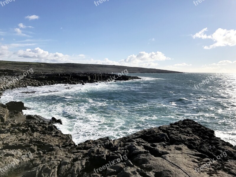 Coasta Atlantic Ocean Apa Ireland