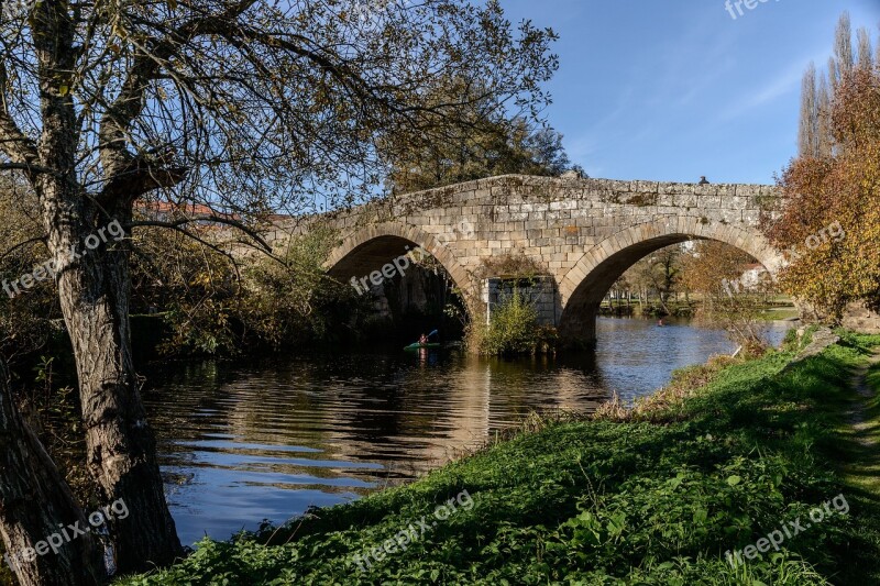 Stone Bridge River Allariz Free Photos