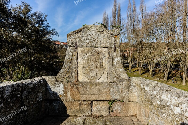 Bridge Allariz Coat Of Arms Free Photos