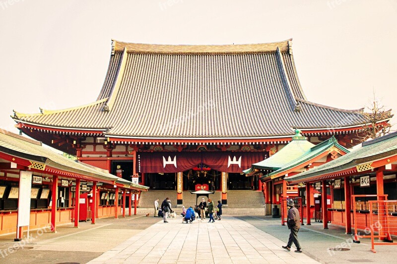 Asakusa Senso-ji Temple Morning Japan K