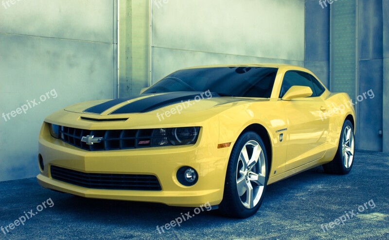 Car Sedan Bumblebee Free Photos