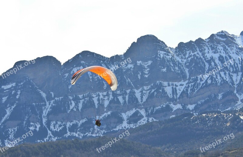 Sport Athlete Paragliding Risk Sports