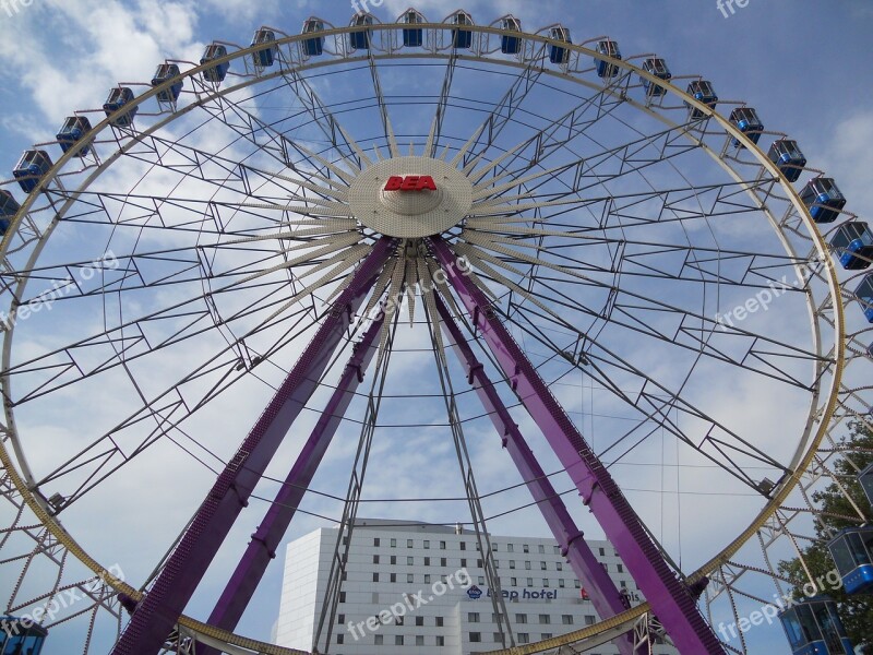 Ferris Wheel Fair Leisure Measurable Space Rides