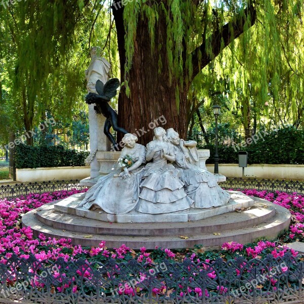 Seville Monument Roundabout Park Poetry