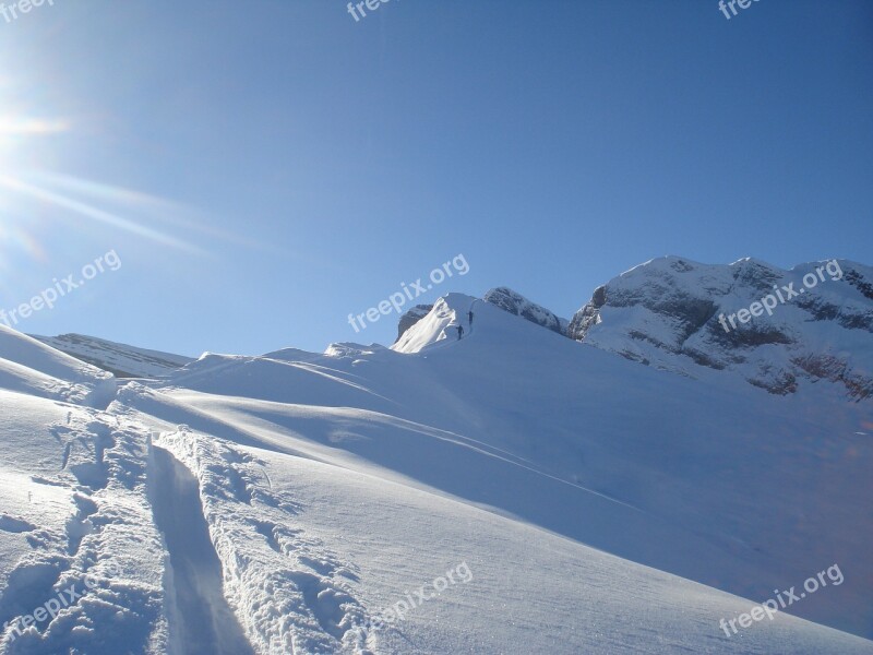 Snow Tour Bergtour Landscape Backcountry Skiiing