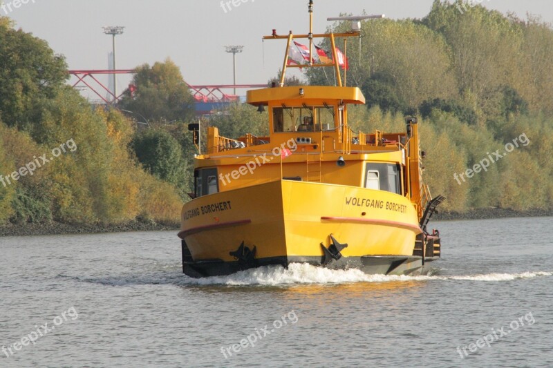 Hamburg Port Ferry Water Elbe