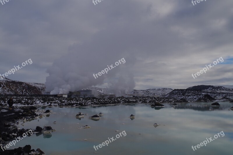 Iceland Blue Lagoon Outlying Pools Free Photos