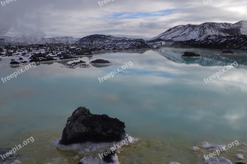 Iceland Blue Lagoon Outlying Pools Free Photos