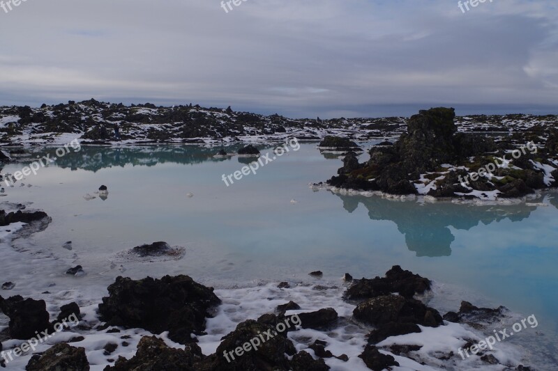 Iceland Blue Lagoon Outlying Pools Free Photos