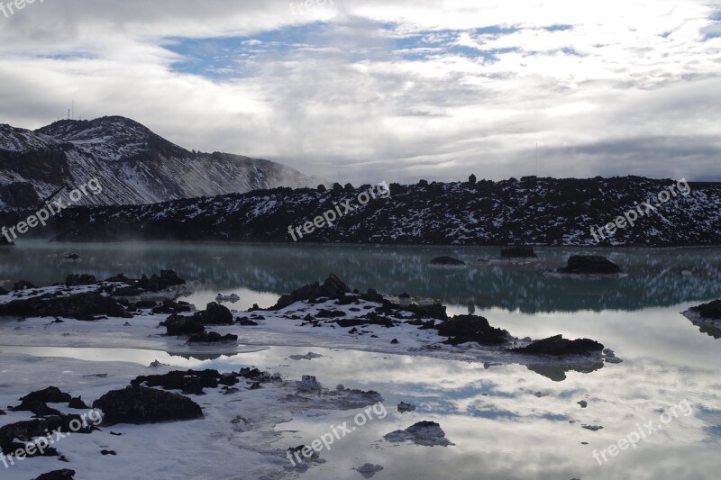 Iceland Blue Lagoon Outlying Pools Blue Icelandic