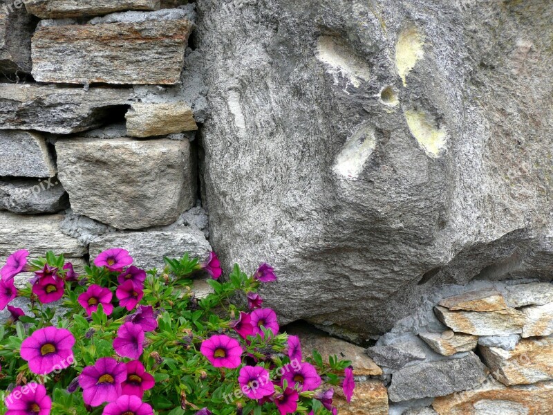 Stone Granite Ticino Switzerland Free Photos