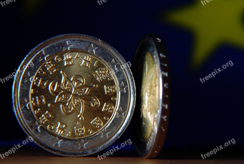 Euro Euro Coin Money Currency Coins