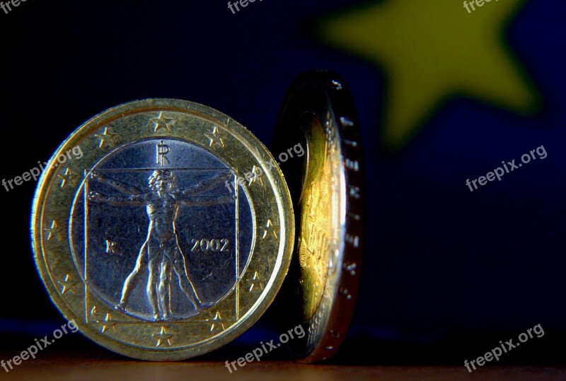 Euro Euro Coin Money Currency Coins