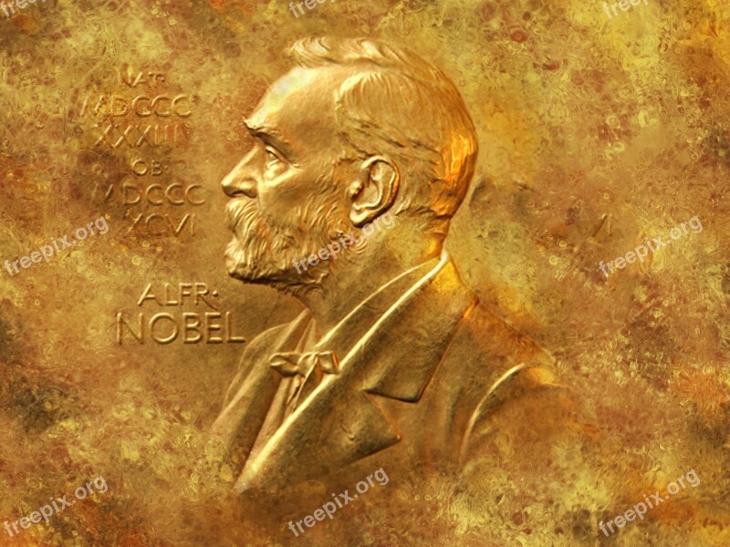 Nobel Alfred Plate Coins Medal