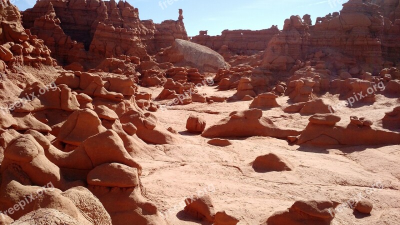 Desert Arid Mountain Dry Landscape