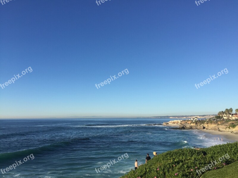 San Diego Coast Diego California Ocean