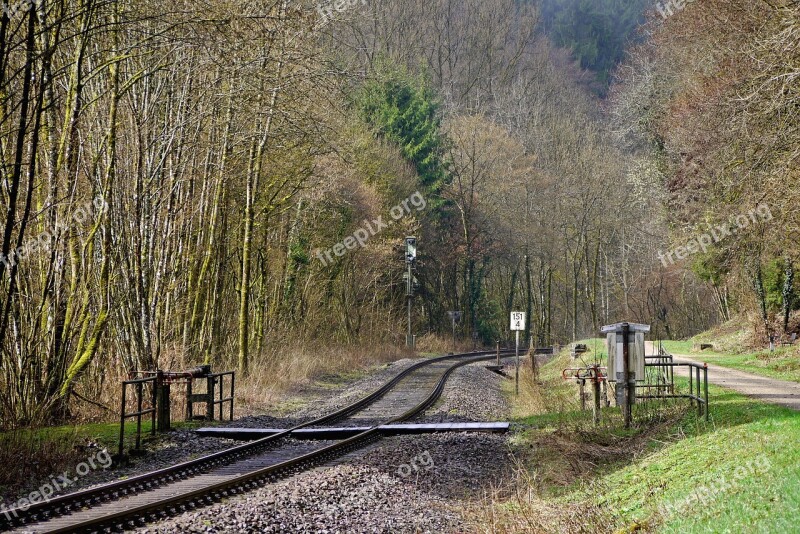 Railway Line Romantic South Eifel Kylltal Daufenbach