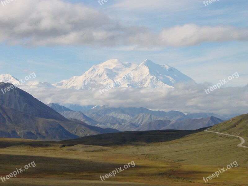 Denali Alaska Mountain Mckinley Free Photos