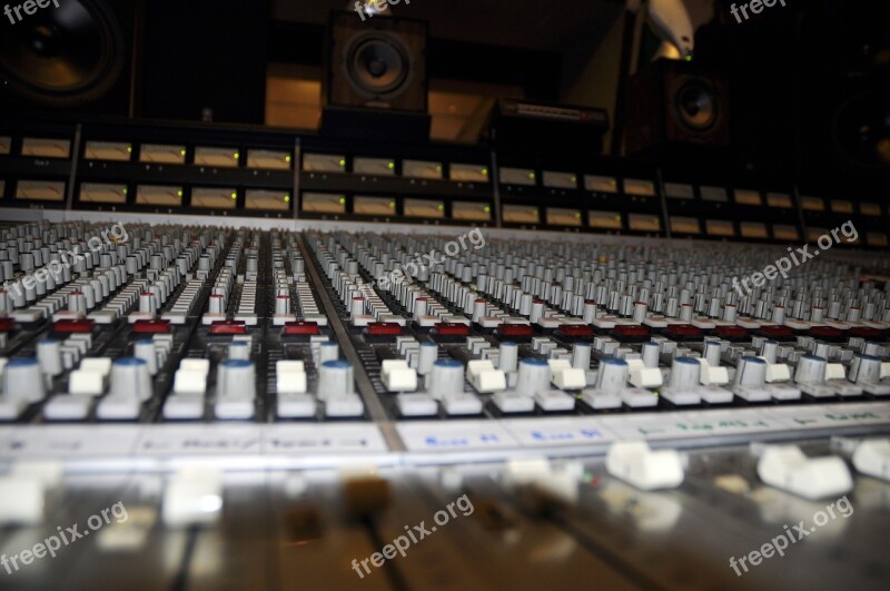 Mixer Buttons Music Sound Studio Free Photos