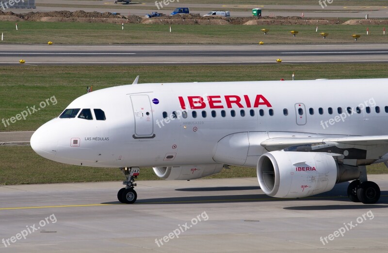 Aircraft Iberia Airbus A319 Airport Zurich