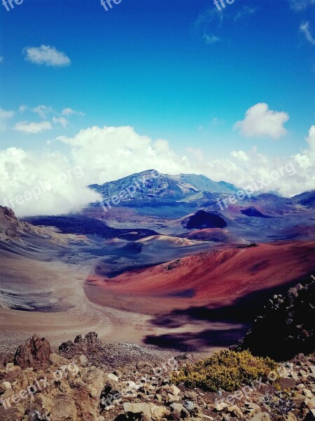 Volcano Hawaii Landscape Crater Island