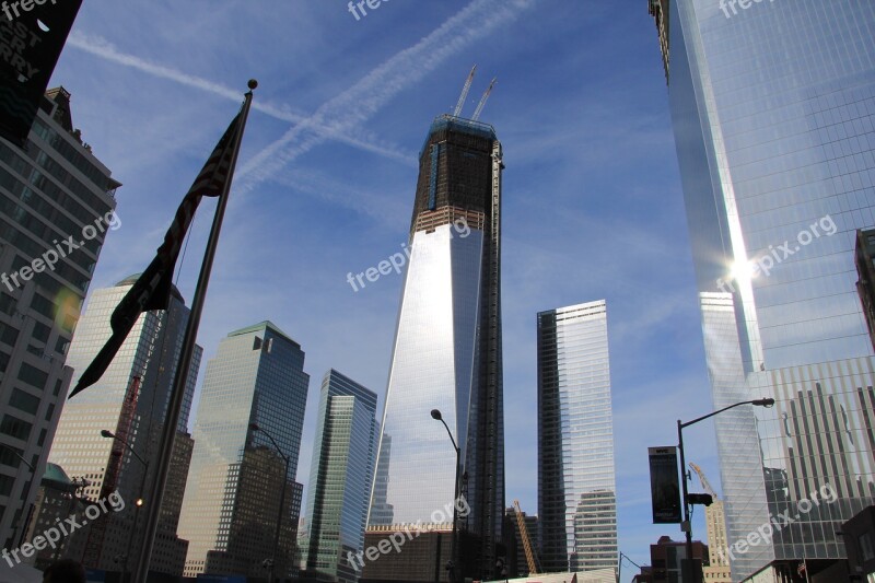 New York Construction Trade Centre Skyscraper Financial