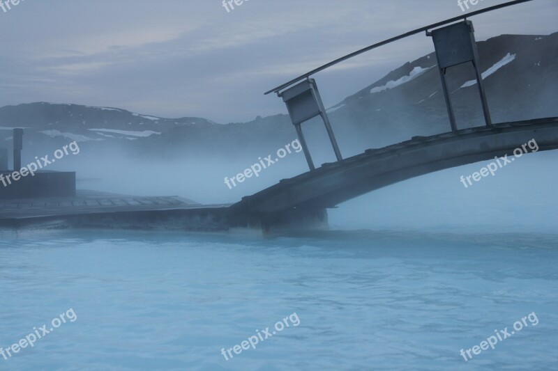 Iceland Spa Water Spring Steam