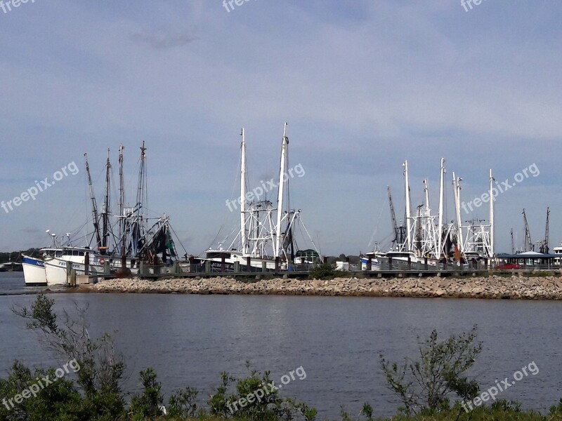 Mayport Shrimp Boats Fishing Florida Free Photos