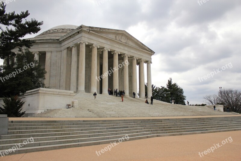 Jefferson Memorial Washington Dc Landmark Usa