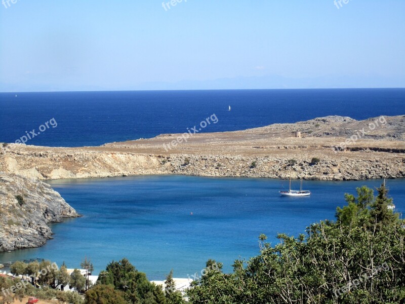 Rodos Greece Lindos Free Photos