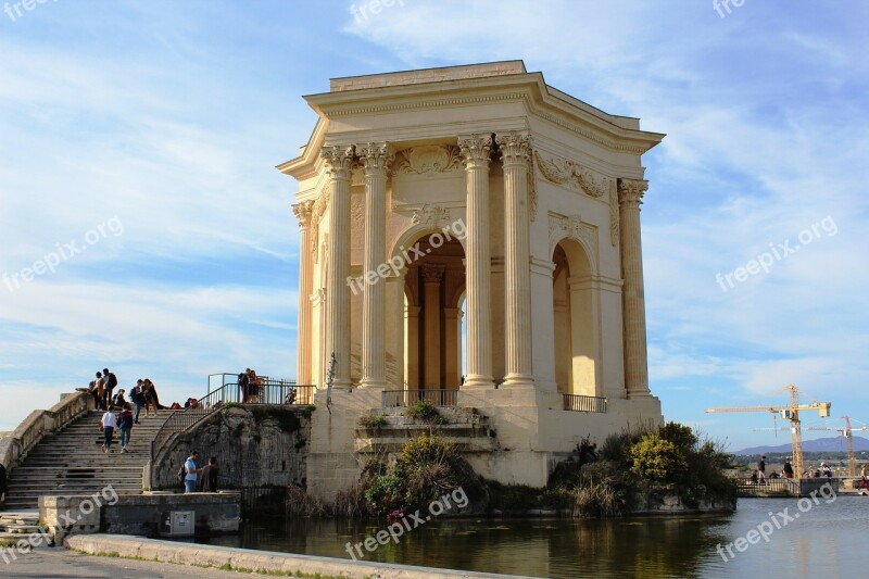 Montpellier Peyrou Esplanade South Of France Monument