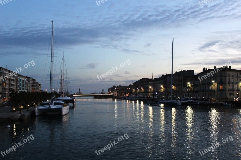 Sète Sunset Port South France