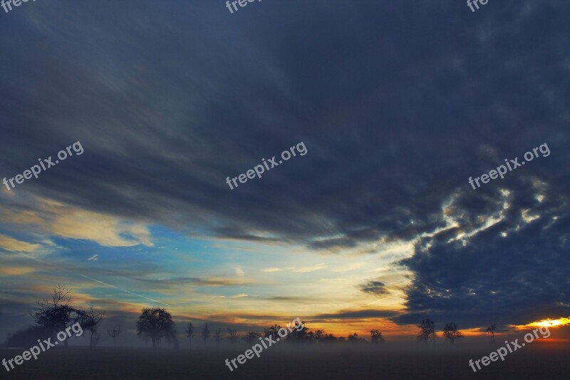 Sky Clouds Landscape Nature Summer