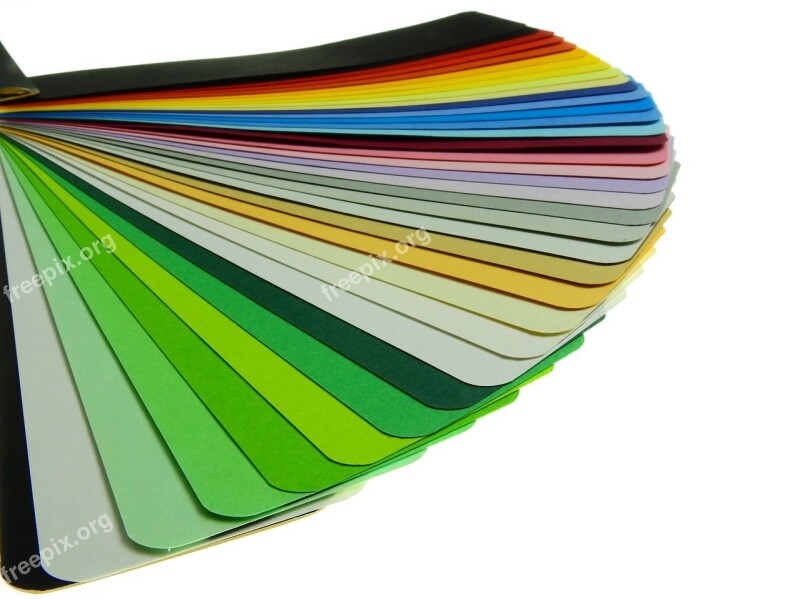 Color Fan Color Card Color Pattern Background