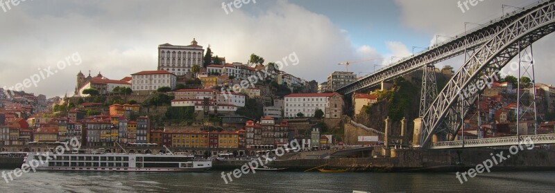 Porto Portugal Douro Cityscape Historic