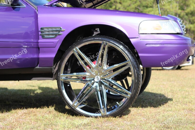 Wheel Car Show Tires Automobile Vehicle