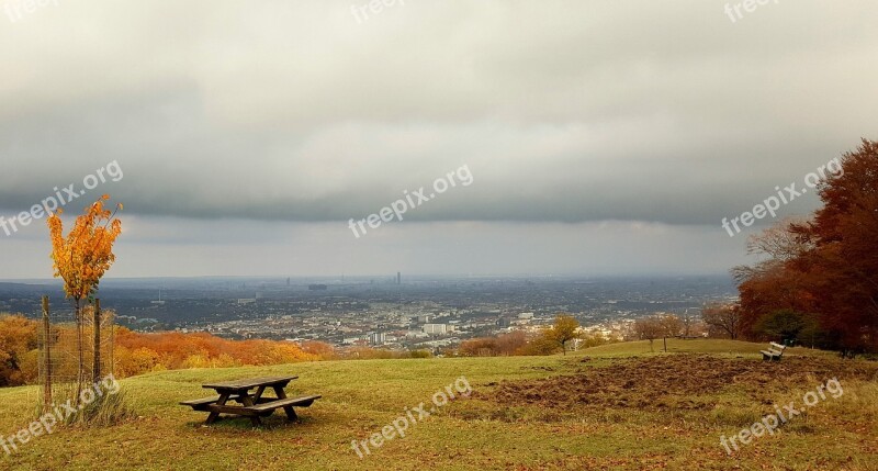 Autumn Lainzer Tiergarten Cloudiness Cloud Cover Vienna View