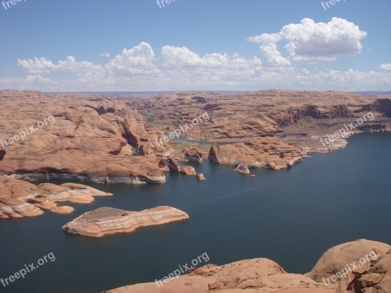 Lake Powell Utah Usa America