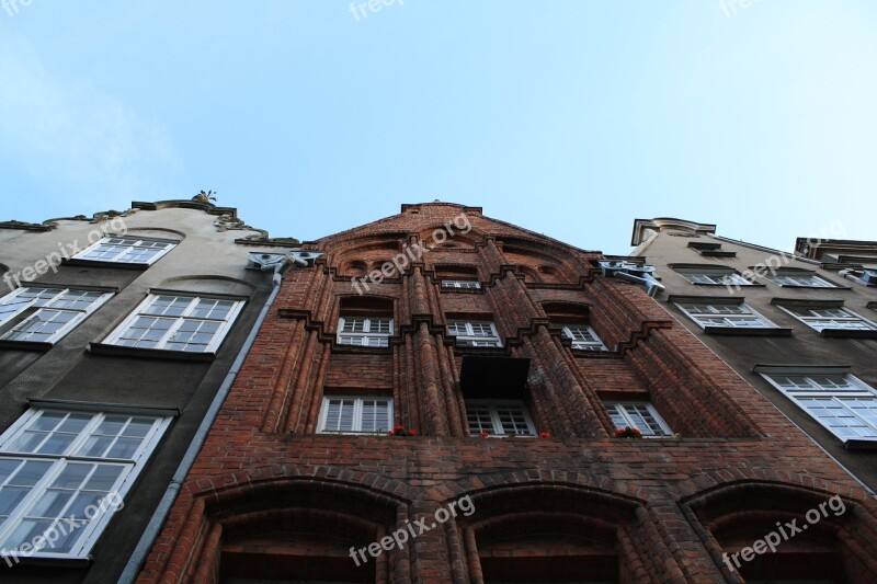 Gdańsk Architecture Old Town The Old Town Townhouses